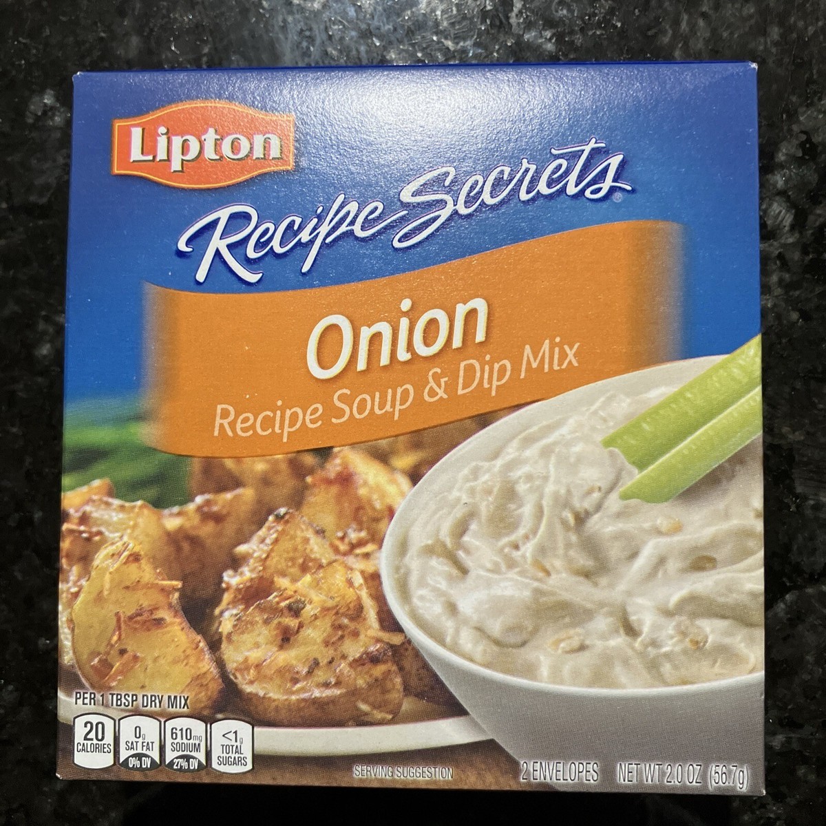 Lot of 5 Lipton Recipe Secrets Onion Soup Dip Mix 1.8 oz BB 2/28