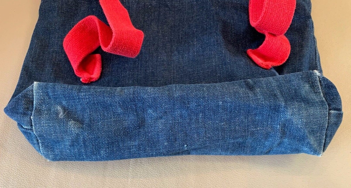 Vintage LEVIS 501 Jean Denim Tote Backpack Bag Purse NOW Vintage LEVIS 501 Jean Denim Tote Backpack Bag Purse NOW