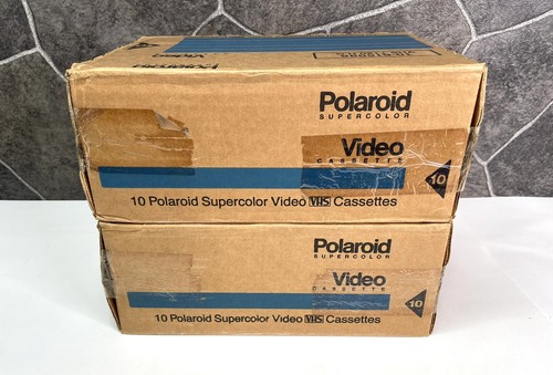 20x Polaroid Blank VHS Video Cassette Tape High Grade T-120 New Sealed 1989 - Picture 3 of 6