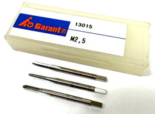 3 x Garant 13015 M2,5 Gewindebohrer Bohrer Handgewindeboher