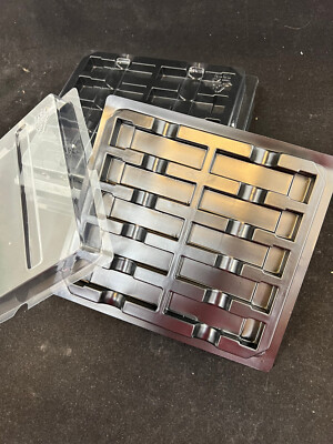 **New** Lot of 5 Plastic 10-Slot XFP Trays *Optics are not included