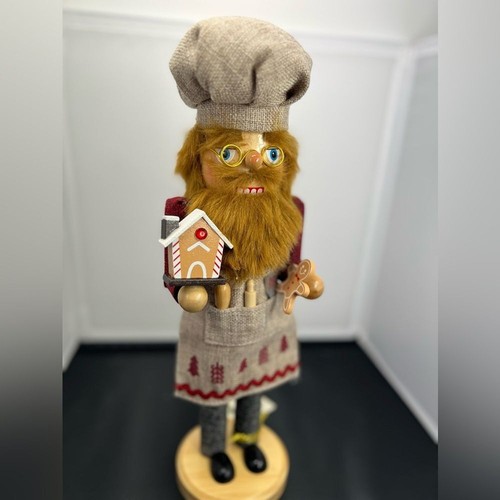 Chef Nutcracker 14.5" Country Gingerbread Baker Nutcracker Christmas Decor - Picture 7 of 7