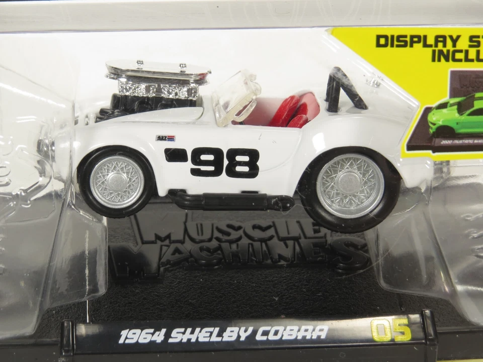 Muscle Machines 1:64 Die Cast Lot 64 Cobra, 66 GT40, 41 Willys, 49 Merc, 70 Olds - Image 4 of 4