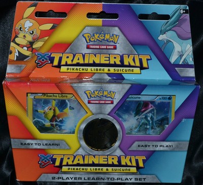 Xy Trainer Kit Pikachu Libre Suicune 2 Player Learn To Play Set Pokemon Cards 820650801051 Ebay