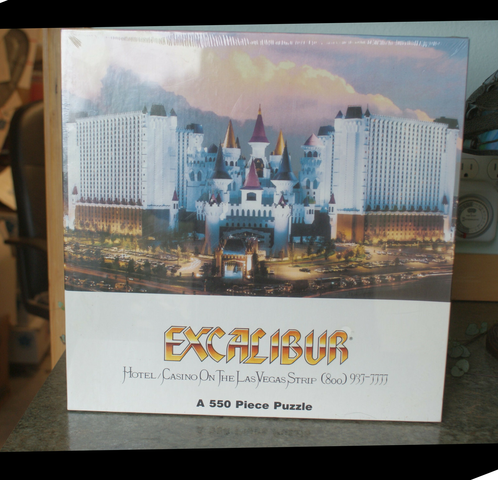 EXCALIBUR HOTEL CASINO LAS VEGAS 550 pc JIG SAW PUZZLE ne NEW SEALED