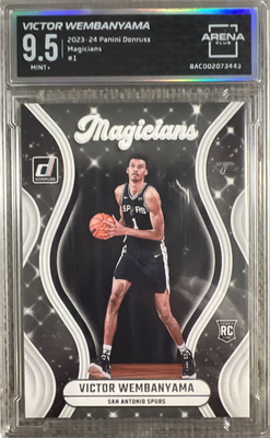 2023-24 Panini Donruss Victor Wembanyama Magicians RC Rookie Card 