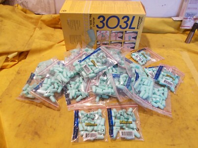 400 PAIRS of EAR PLUGS hearing safety protection 33dB size large BILSOM 303L-32