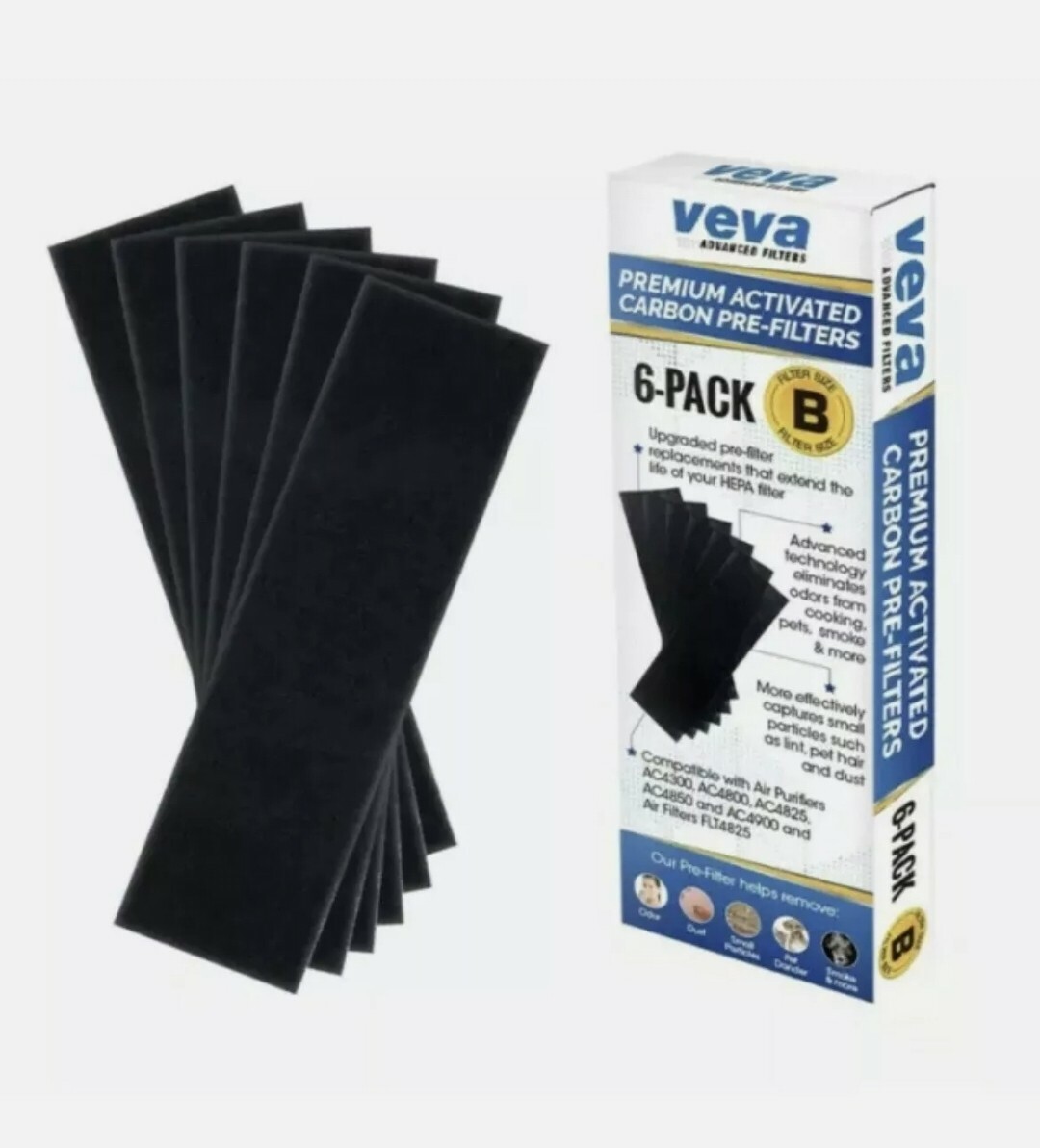 Germ Guardian AC4800 AC4825 FLT4825 HEPA Replacement Filter B-image