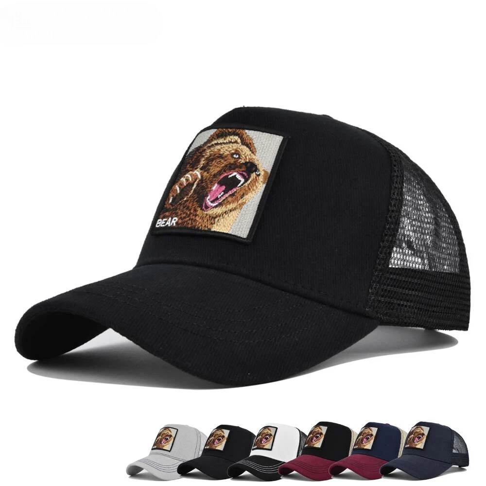 Uomo Cappello da camionista con ricamo animale | SHEIN ALIA