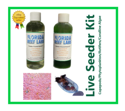 LIVE Seeder Kit (pods/phyto/rotifers/coralline algae) - Florida Reef Labs 