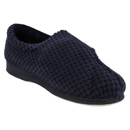 Pantuflas de gancho y correa de bucle para damas almohadillas ajuste ancho EE - Imagen 77 de 98