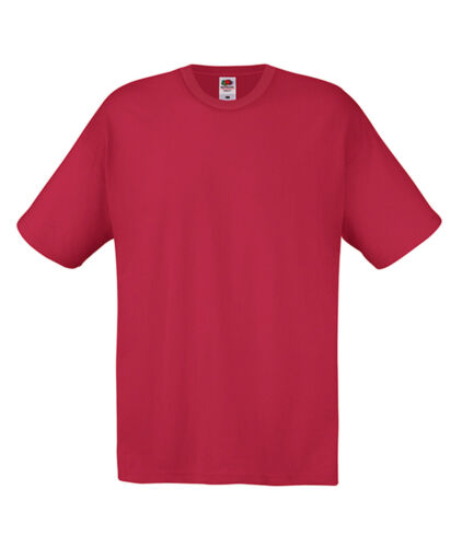 T-SHIRT Uomo FRUIT OF THE LOOM Maglietta A MANICA CORTA Maglia COTONE Original - Imagen 25 de 30