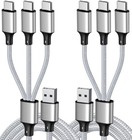 Puxnoin Multi Charging Cable, USB C Splitter 3 in 1 Fast Charging... 