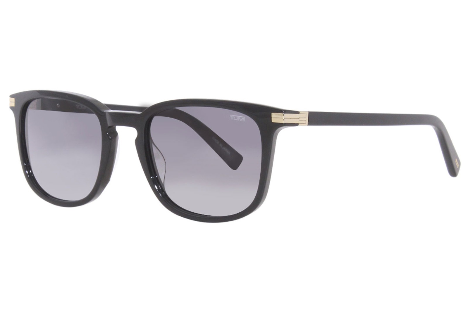 Tumi STU005 0700 Sunglasses Men's Black/Grey Gradient CR39 Lenses Square Shape