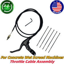 Throttle Cable Assembly Throttle Control Lever For Concrete Wet Screed Machines