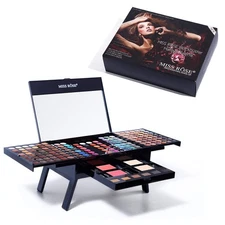 Professional Makeup Kit for Women Full W Mirror All in One 180 Color Eyeshadow