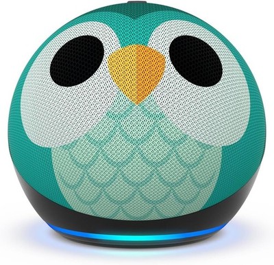 New Amazon - Echo Dot (5th Gen) Kids | Designed for kids, with parental controls