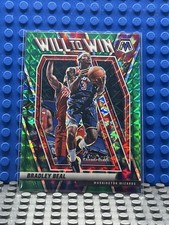 2020-21 Mosaic Bradley Beal Will to Win Green Prizm #5 Wizards
