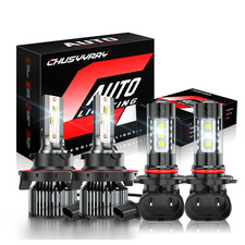 For 2006 2007 08 Dodge Ram 1500 2500 3500 4X 6500K Led headlight Fog Light Bulbs