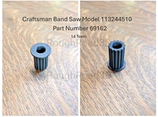Sears Craftsman Band Saw Belt Pulley Gear - U.S.A
