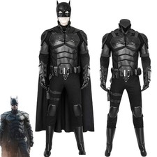Movie Batman Cosplay Costume Robert Pattinson Version Outfit Hero Breastplate