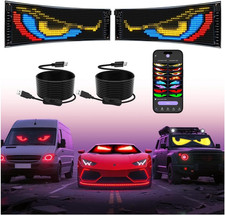 Multifunctional Bright 2PCS Devil Eyes Cars Suvs  Trucks Windshield - 19In X 5I