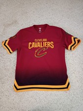 Vintage Cleveland Cavaliers Stitched Logos Shoot A Round Shirt Men XL By UNK