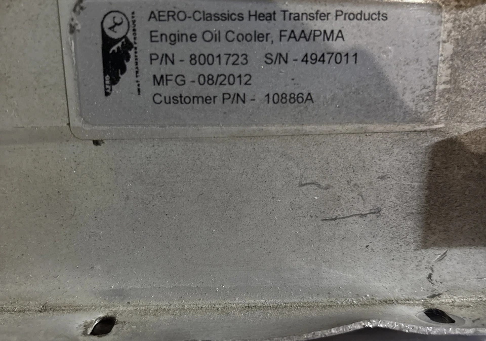 Enfriador de aceite de motor Harrison 8537653 GM AP18AN07-02 Bell 209-062-501-001 HH-293 Foto 4 de 4