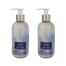 2 NEW Bath  Body Works Lavender Vanilla SLEEP Aromatherapy Lotion PUMP 8.4 OZ