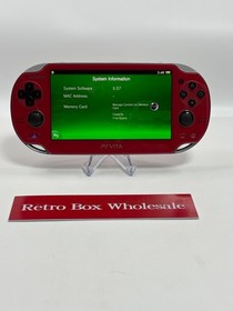 Sony PS Vita PlayStation Vita 1000 Console Red 25378