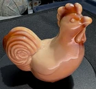 Fenton chocolate slag small rooster figurine 3 inches Easter