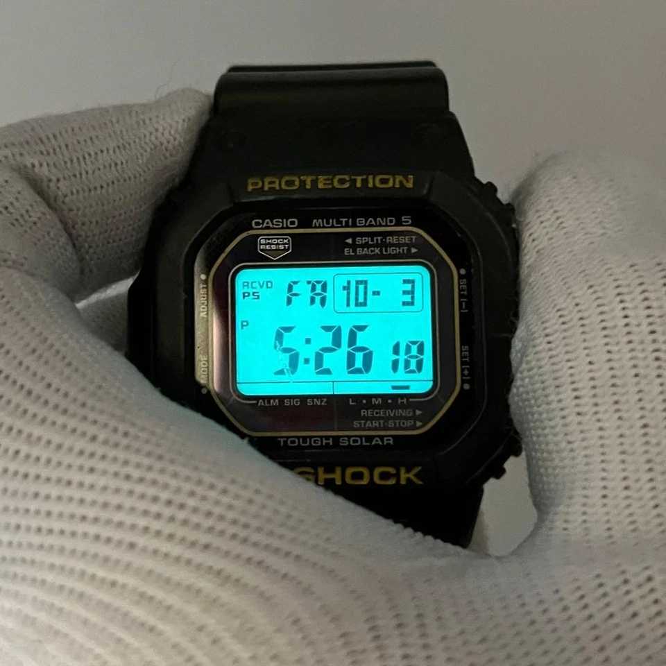 Casio G-Shock GW-M5600A Verde Militar Multi Banda 5 Radio Reloj Solar de Japón Foto 3 de 4