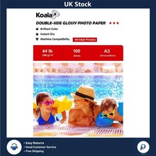 Double Sided Glossy Inkjet Photo Paper A3 240gsm 100 Sheets