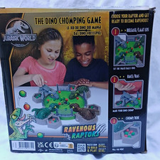 Jurassic World Ravenous Raptors Electronic Dino Chomping Board Game 2–4P