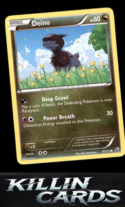 Deino 97/113 Pokemon Common Legendary Treasures Card LP