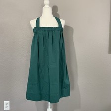 Gap Tie-Back Babydoll Green Halter Sundress With Pockets Dress Size Small EUC