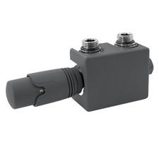 Kit collegamento centrale valvola termostatica radiatore antracite termosifoni