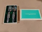 Reed & Barton Sterling Silver Baby Spoon Fork Set Vintage w/ Box