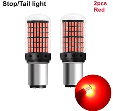 2x 1157 Led Strobe Flashing Brake Stop Bulbs Tail Blinking Safety Warning Light