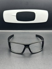Oakley Batwolf Polished Black Gold Text Frame Icons Included