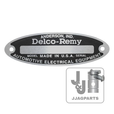 Starter Tag w/ (2) Rivets -Fits  Massey  Tractor
