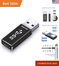 Versatile USB 3.1 Gen 2 Type-C to USB A Adapter - 10Gbps Transfer Speed