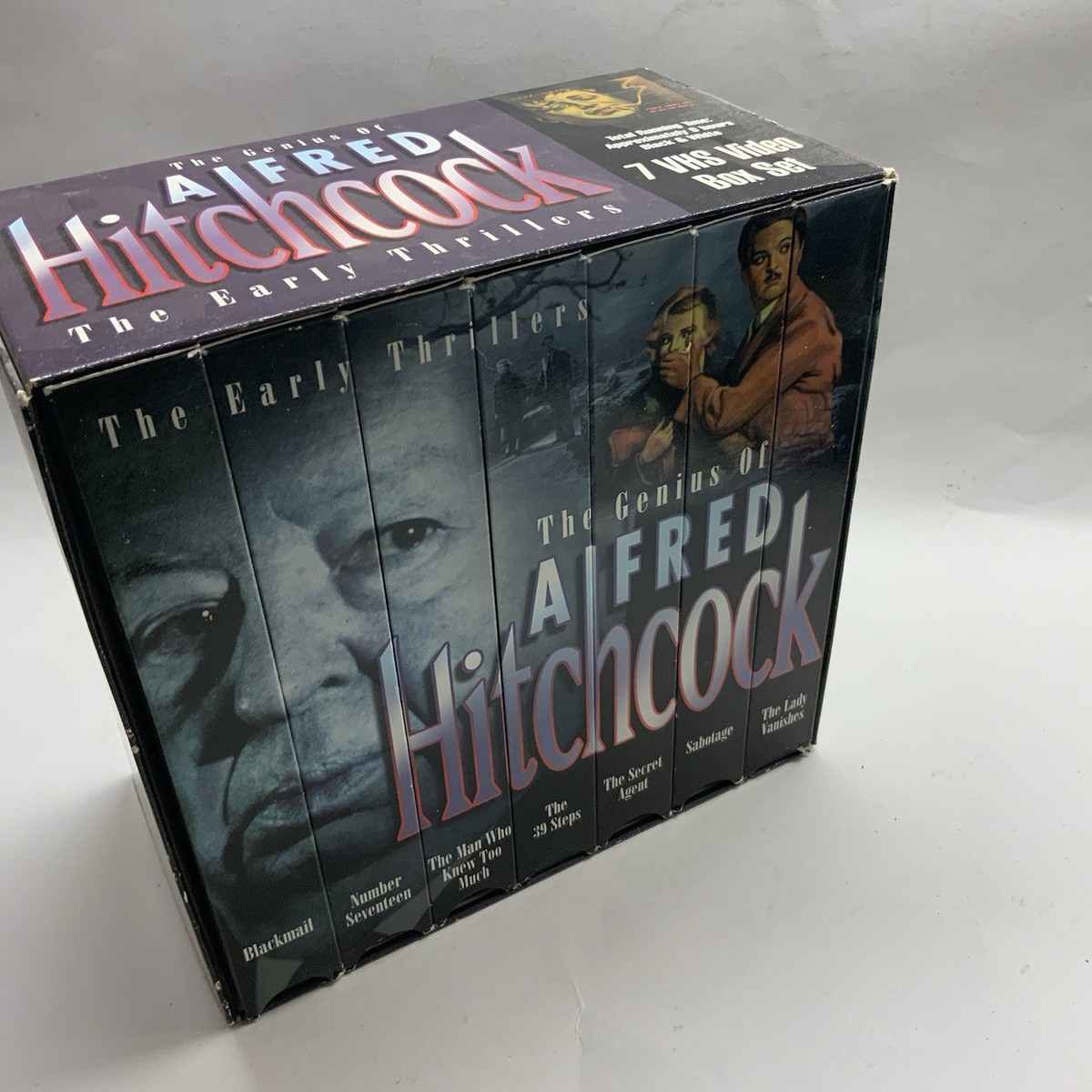 The Genuis of Alfred Hitchcock-The Early Thrillers 7 VHS Box Set