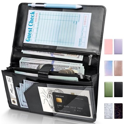Server Book High Volume Expandable Server Books For Waitress Waiter Book Black