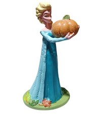 Disney Frozen Elsa With Pumpkin Figurine 5" Halloween PolyResin