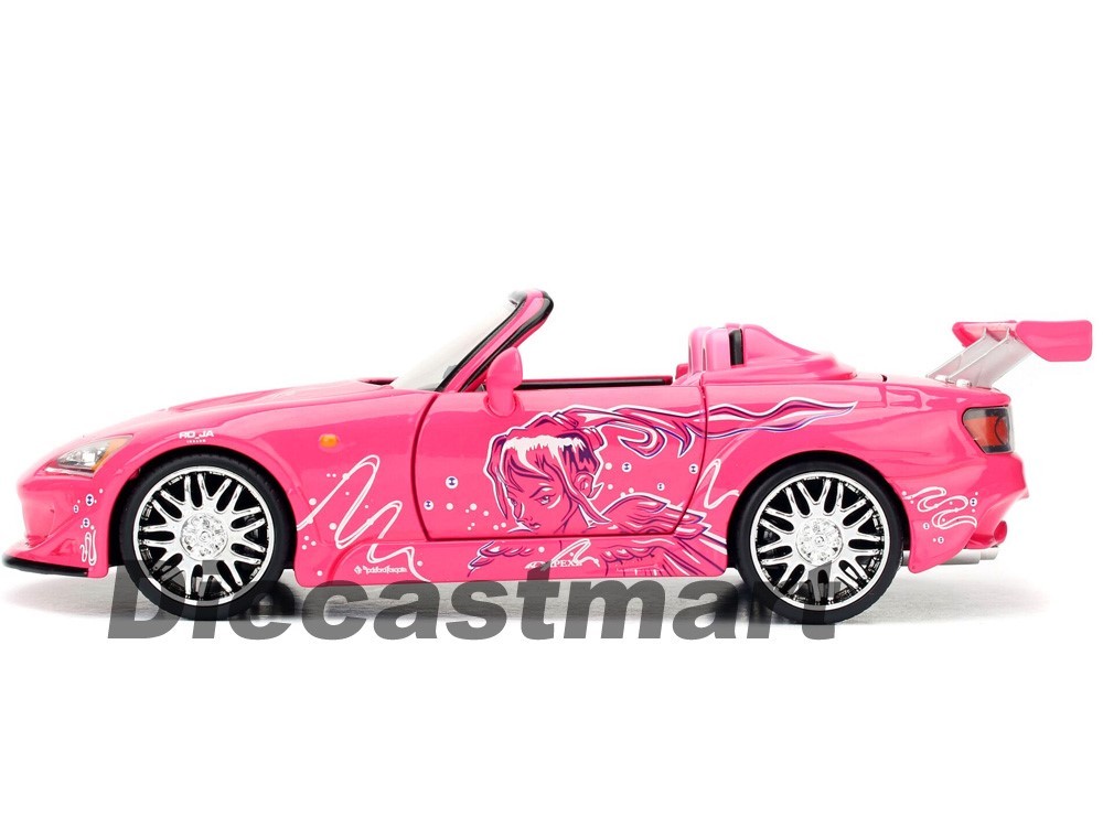 ミニカー Hot Wheels Fast & Furious NFT suki pink JADA 1:24 97604 2001 FAST AND THE FURIOUS SUKI'S HONDA S2000