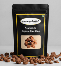 10 % bio Asafoetida Hing Kayam Heeng épice indienne entière brute pure qualit...