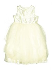 David's Bridal Girls Ivory Dress 8