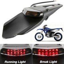 RED LED NUMBER PLATE HOLDER TAIL BRAKE LIGHT Fits YAMAHA DT 50 125 R E WR 125 X