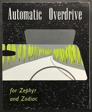 FORD ZEPHYR & ZODIAC Brochure vendita auto overdrive automatica 1959 #N1496/859